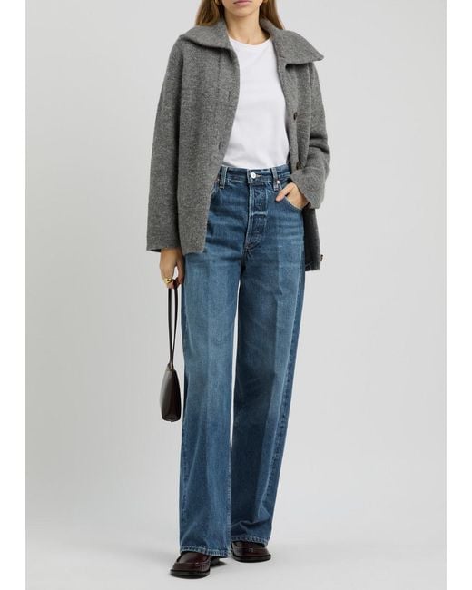Citizens of Humanity Blue Ayla Wide-Leg Jeans