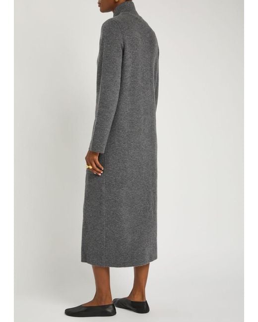 Lisa Yang Gray Rhea Cashmere Cardigan Coat