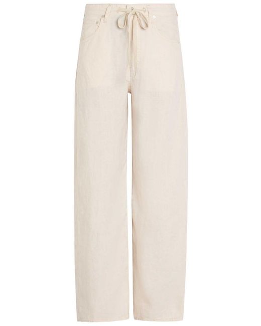 Citizens of Humanity Natural Brynn Drawstring Linen Trousers