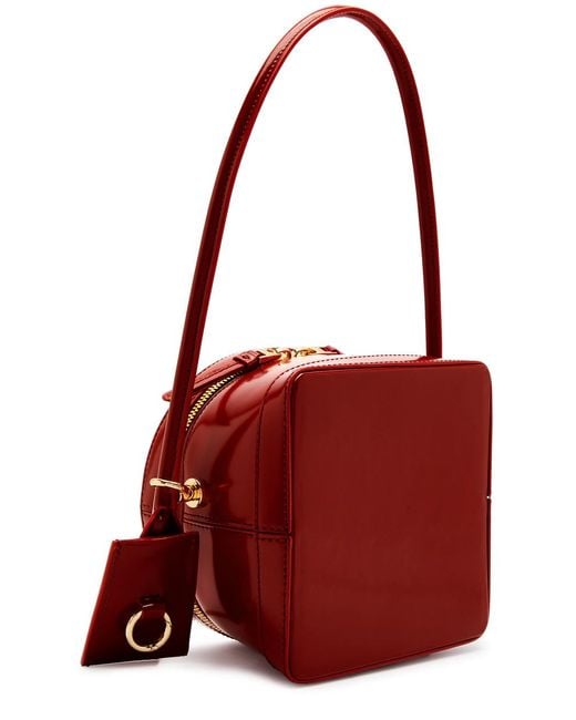 Jacquemus Red Le Vanito Leather Top-handle Bag