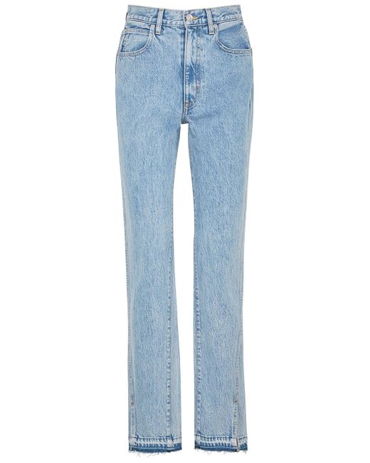 SLVRLAKE Denim Sierra Blue Straight-leg Jeans