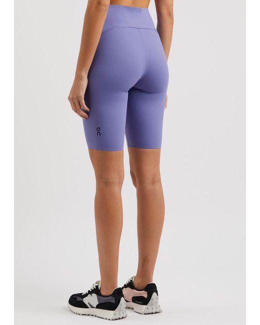 On Shoes Blue Movement Stretch-Jersey Shorts