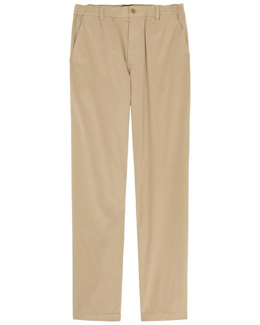 PAIGE Natural Eberton Straight-Leg Trousers for men