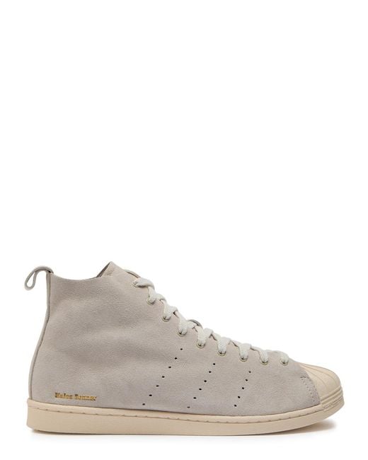 Wales Bonner Natural Adidas X Superstar Brushed Suede Sneakers for men