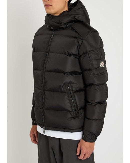Moncler Black Maya Padded Shell Jacket for men