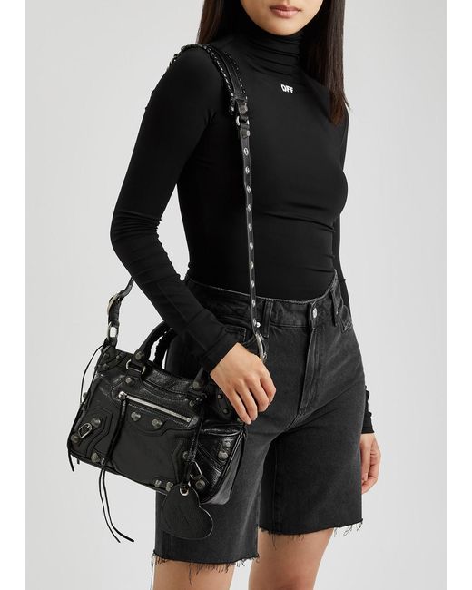 Balenciaga Black Le Cagole Medium Top Handle Bag
