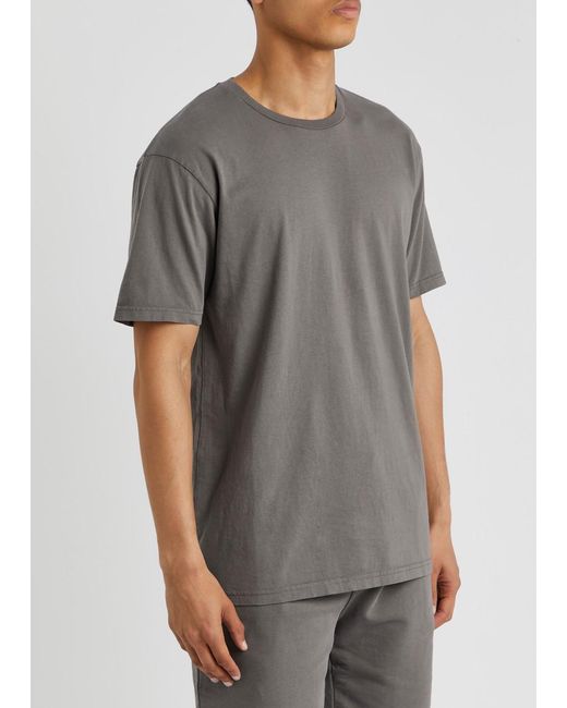 COLORFUL STANDARD Gray Cotton T-shirt for men