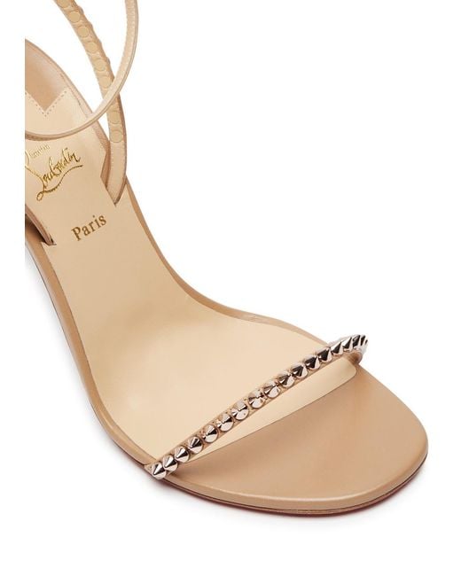 Christian Louboutin Natural So Me 100 Leather Sandal