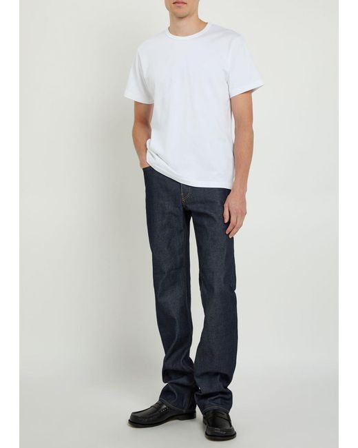 J.W. Anderson Blue Straight-Leg Jeans for men