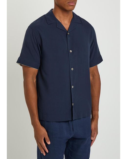 CHE Blue Valbonne Woven Shirt for men
