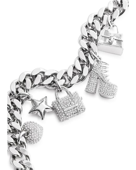 Marc Jacobs Metallic Mini Icon Chain Charm Bracelet