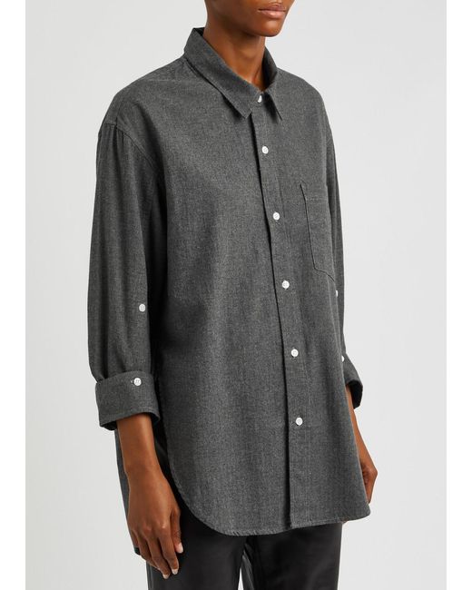Citizens of Humanity Gray Kayla Flannel Shirt for men