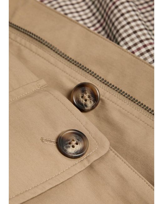Gant Natural Cotton-Blend Barn Jacket for men