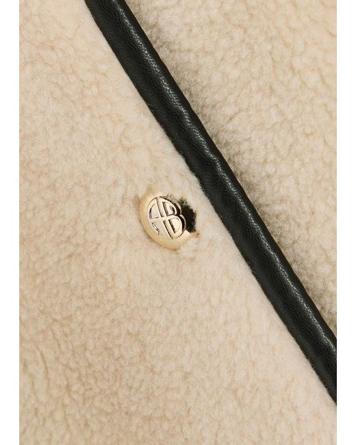 Anine Bing Natural Camden Teddy Jacket