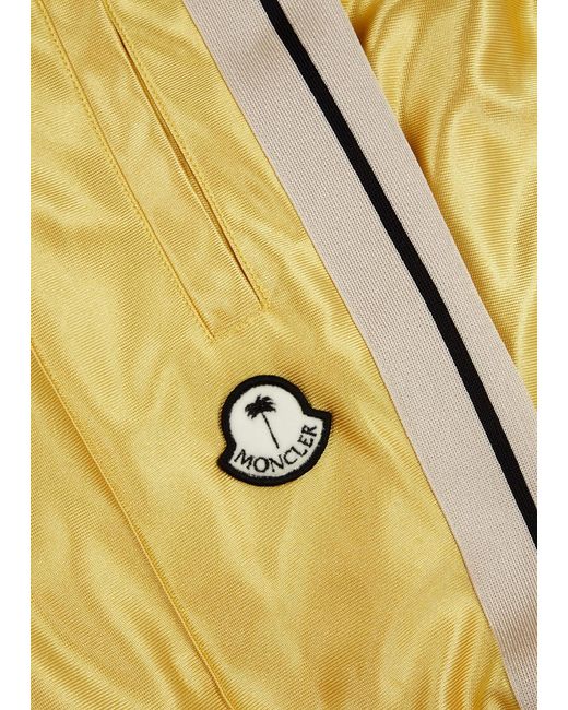 Moncler Genius Yellow 8 Moncler Palm Angels Satin-jersey Track Pants for men