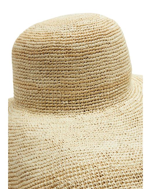 Sensi Studio Natural Glamour Wide Straw Sun Hat