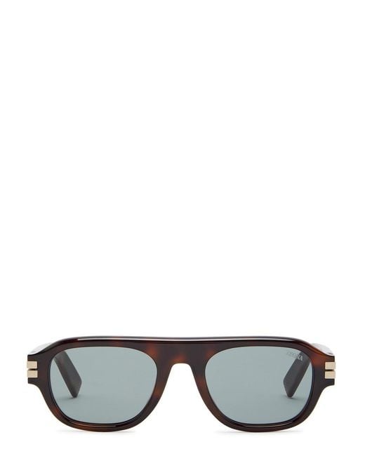 Zegna Multicolor Aviator-Style Sunglasses for men