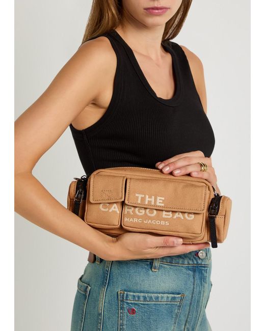 Marc Jacobs Metallic The Cargo Canvas Shoulder Bag