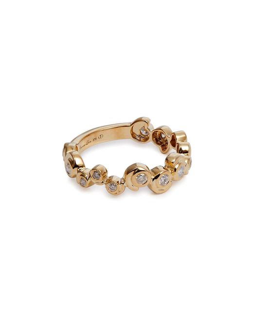 Yvonne Léon White Alliance Escargot Diamond-embellished 9kt Ring