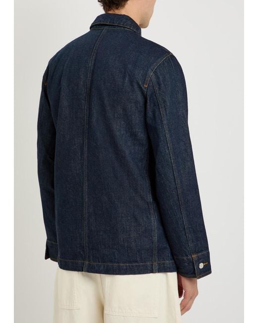 A.P.C. Blue Denim Jacket for men