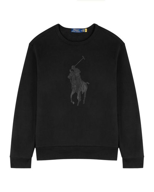 Polo Ralph Lauren Black Logo Cotton-blend Sweatshirt for men