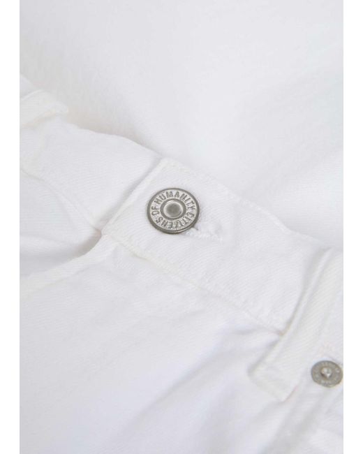 Citizens of Humanity White Elijah Relaxed Straight-Leg Jeans for men