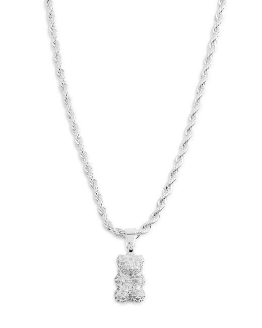 Crystal Haze Jewelry Metallic Nostalgia Bear-Plated Necklace