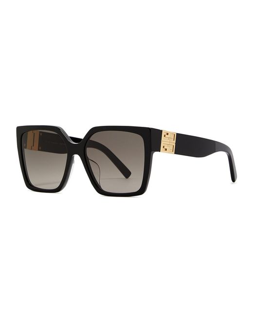 Givenchy Black Oversized Square-frame Sunglasses
