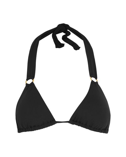 Melissa Odabash Black Caracas Triangle Bikini Top