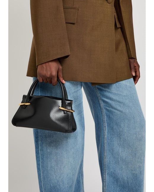 Givenchy Black Pinch Mini Leather Top Handle Bag