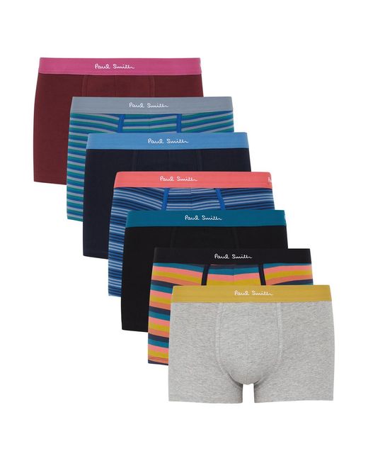 Paul Smith Multicolor Stretch-cotton Trunks for men