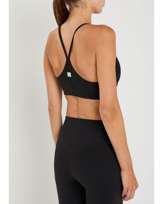 vuori Black All The Feels Soft-Cup Bra