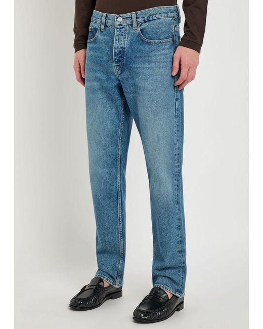 FRAME Blue The Straight-Leg Denim Jeans for men