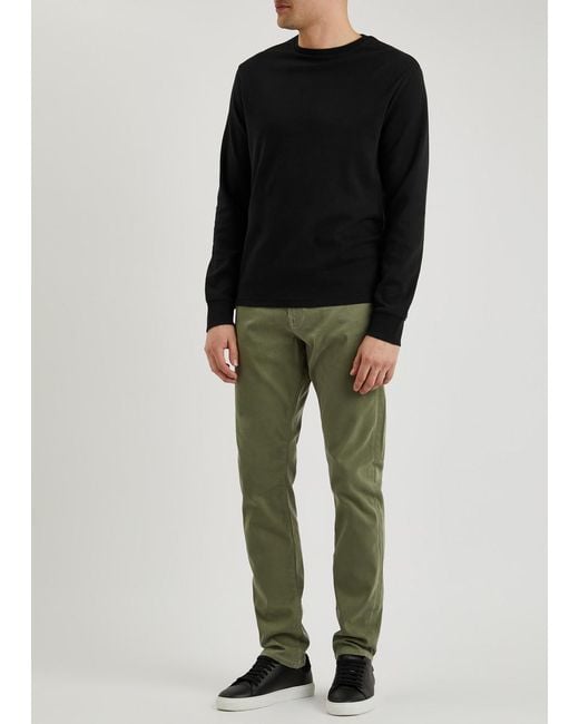 FRAME Black Cotton Top for men