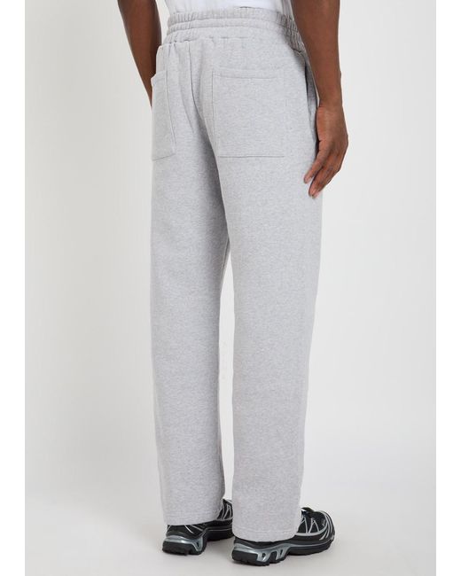 MKI Miyuki-Zoku White Uniform Wide-Leg Cotton-Blend Sweatpants for men