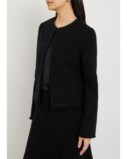 Gabriela Hearst Black Normand Wool And Cahsmere-Blend Jacket