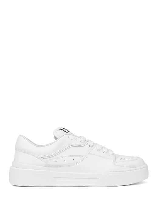 Dolce & Gabbana New Roma White Leather Sneakers for Men | Lyst