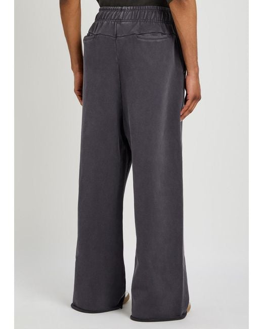 Entire studios Blue Wide-Leg Cotton Sweatpants for men