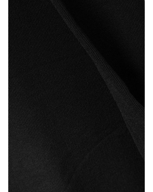 Totême  Black Totême Cut-out Knitted Maxi Dress