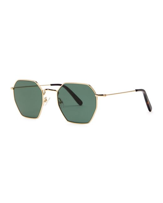 Finlay & Co. Green Stanley Hexagonal-Frame Sunglasses for men