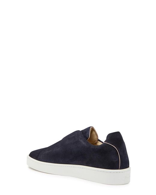 Aurélien Blue Aur3 Suede Sneakers for men