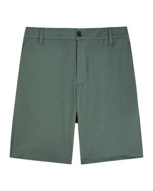 Raith Green Luiz Hybrid Stretch-Jersey Shorts for men