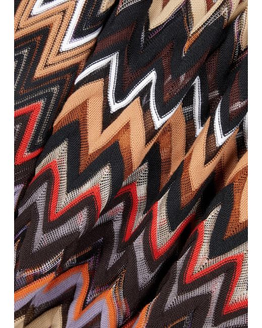 Missoni Multicolor Zigzag-intarsia Wool-blend Jumper