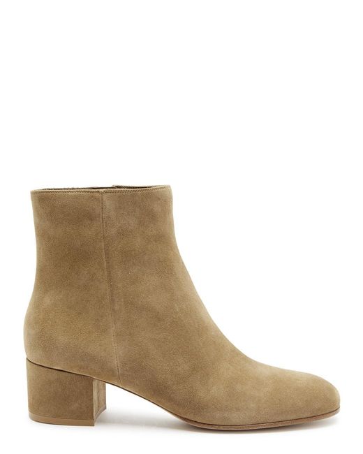 Gianvito Rossi Brown Camoscio Stivale 45 Suede Ankle Boots