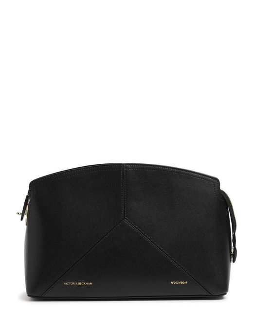 Victoria Beckham Black Classic Leather Clutch