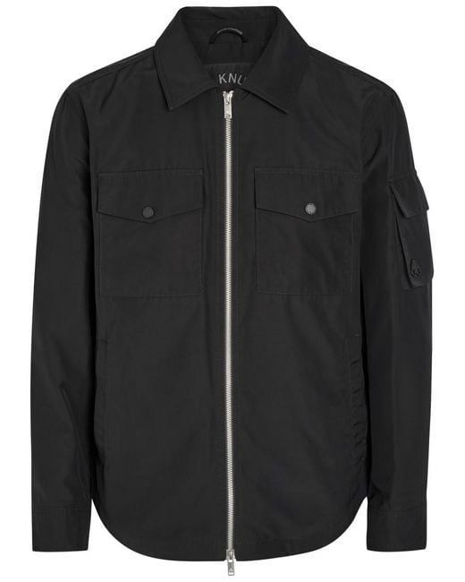 Moose Knuckles Black Charlesbourg Shell Overshirt for men