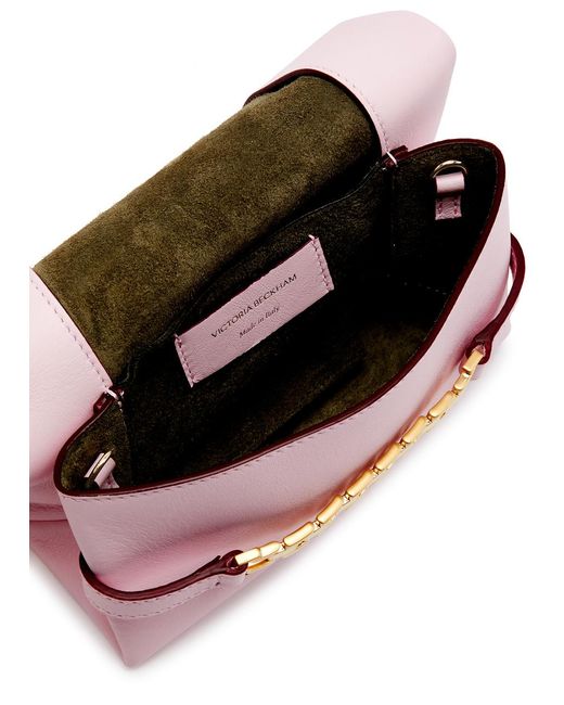 Victoria Beckham Pink Chain Mini Leather Pouch