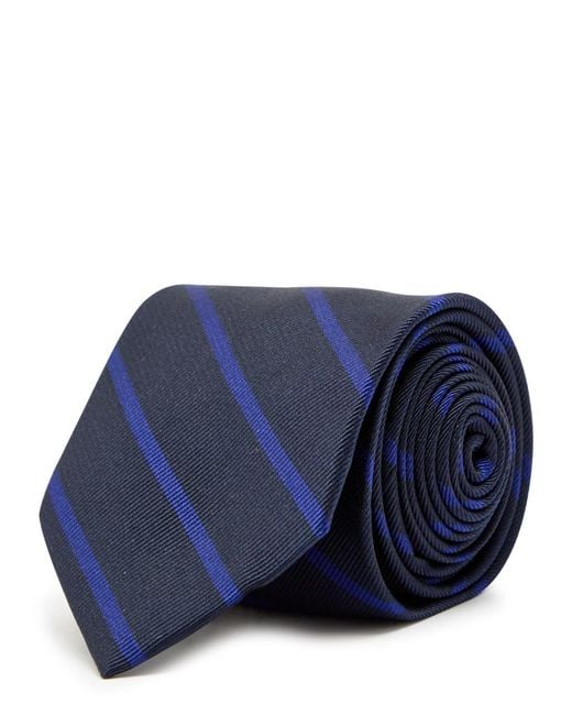 Gant Blue Yale Striped Silk Tie for men