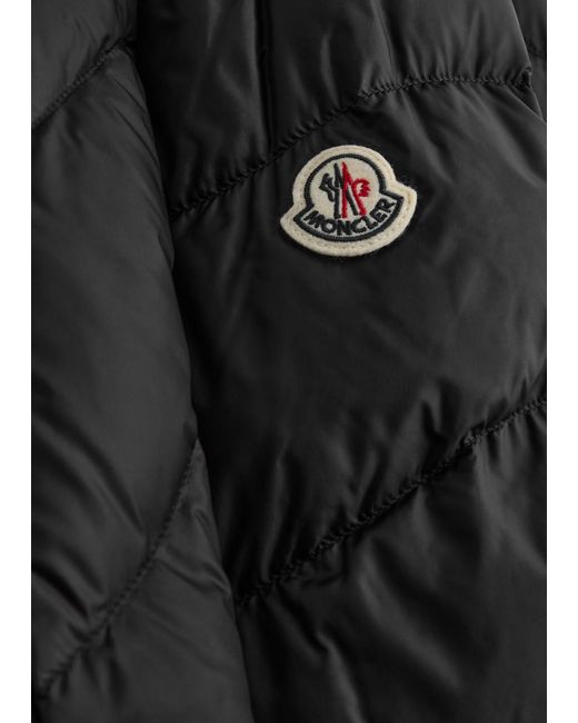 Moncler Black Zephyros Quilted Shell Jacket for men