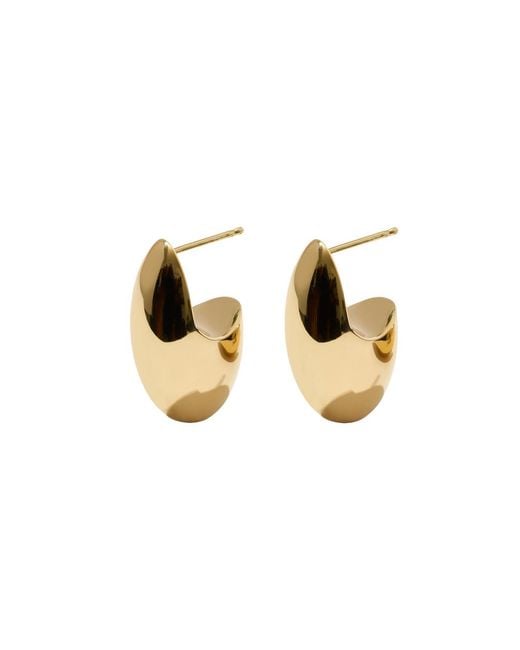 Otiumberg Metallic Pebble 14kt Vermeil Drop Earrings